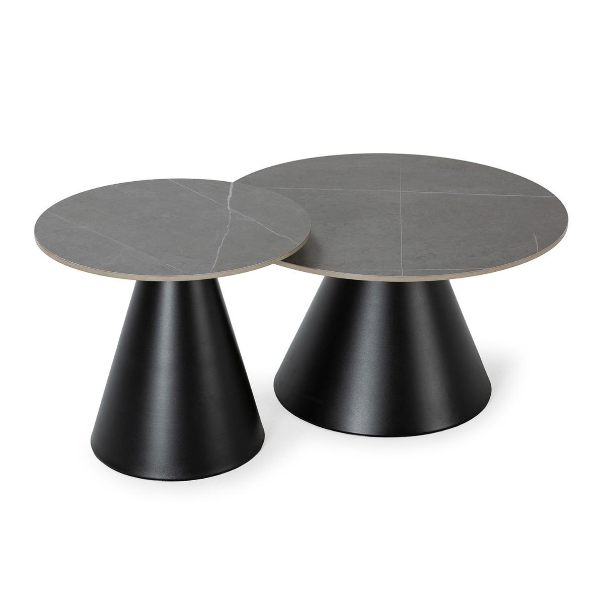 Calicosy Set di 2 tavolini da salotto LOUNA  