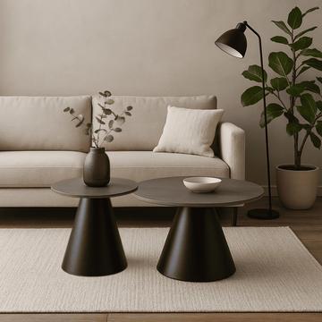 Set von 2 Couchtischen LOUNA