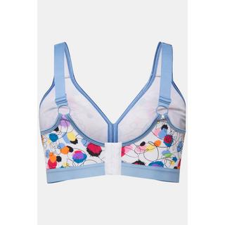 Ulla Popken  Reggiseno minimizer senza ferretto con stampa colorata e coppa C-D 