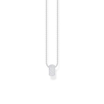 Collier Bague Pendentif Zirconia blanc