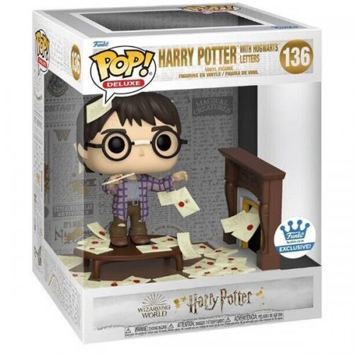 Funko  POP - Deluxe - Harry Potter - 136 - Harry with Hogwarts letters - Special Edition 