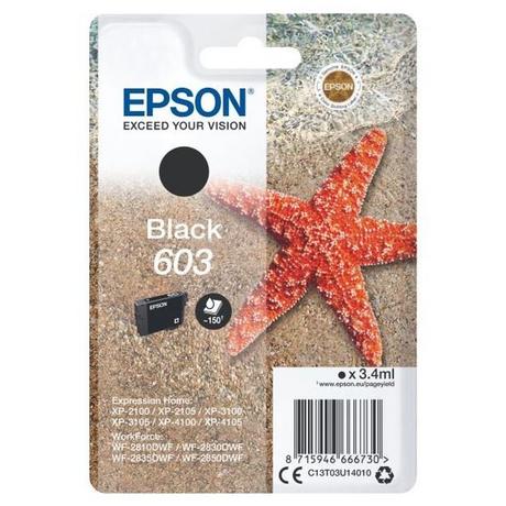 EPSON  Singlepack Black 603 Ink 