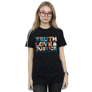 DC COMICS  Tshirt TRUTH LOVE JUSTICE 