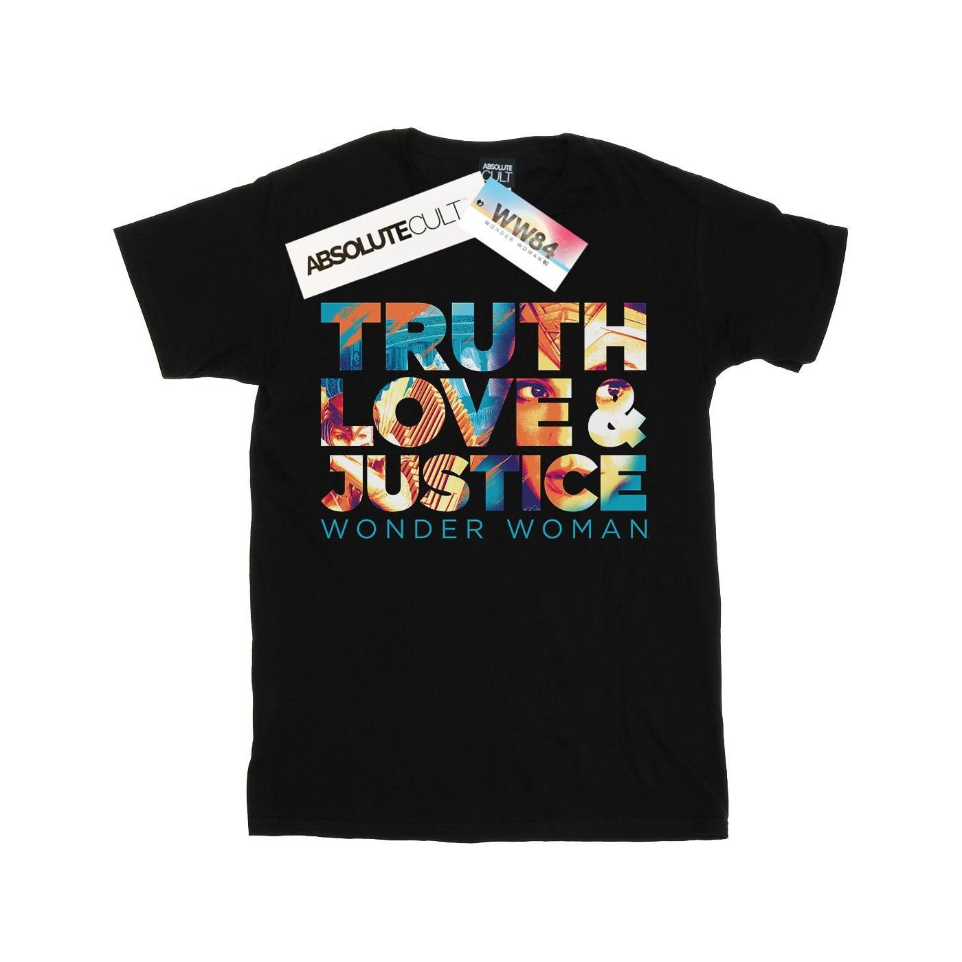 DC COMICS  Tshirt TRUTH LOVE JUSTICE 