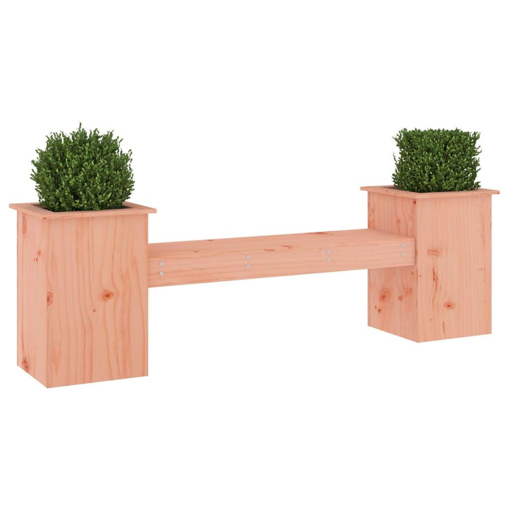 VidaXL Banc avec jardinière bois de douglas  