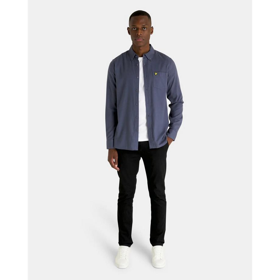 LYLE & SCOTT  einfarbiges hemd ye & scott 