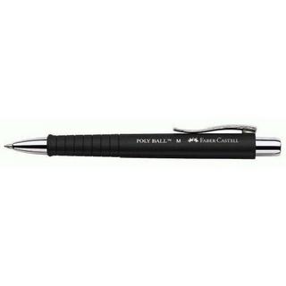 Faber-Castell FABER-CASTELL Kugelschreiber POLY BALL 0.5mm 241199 schwarz  