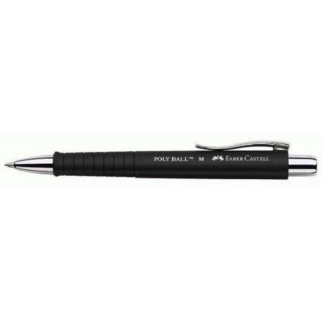 Faber-Castell FABER-CASTELL Kugelschreiber POLY BALL 0.5mm 241199 schwarz  
