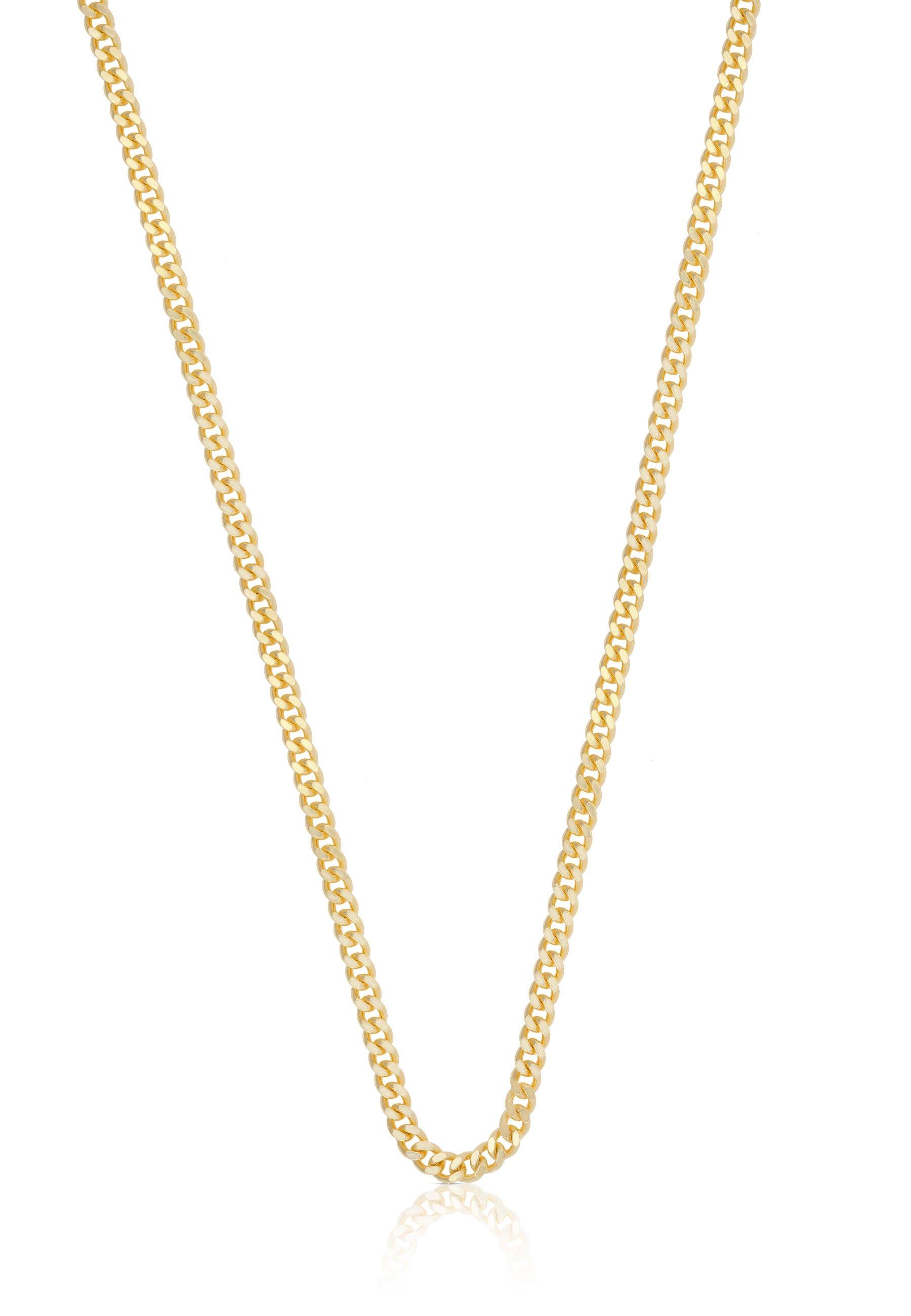 MUAU Schmuck  Collier Panzer Gelbgold 375, 2.6mm, 55cm 