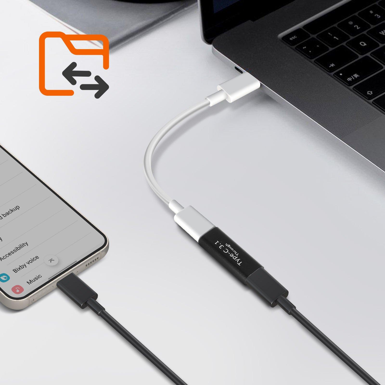 Avizar  Adaptateur Rallonge USB-C Noir 