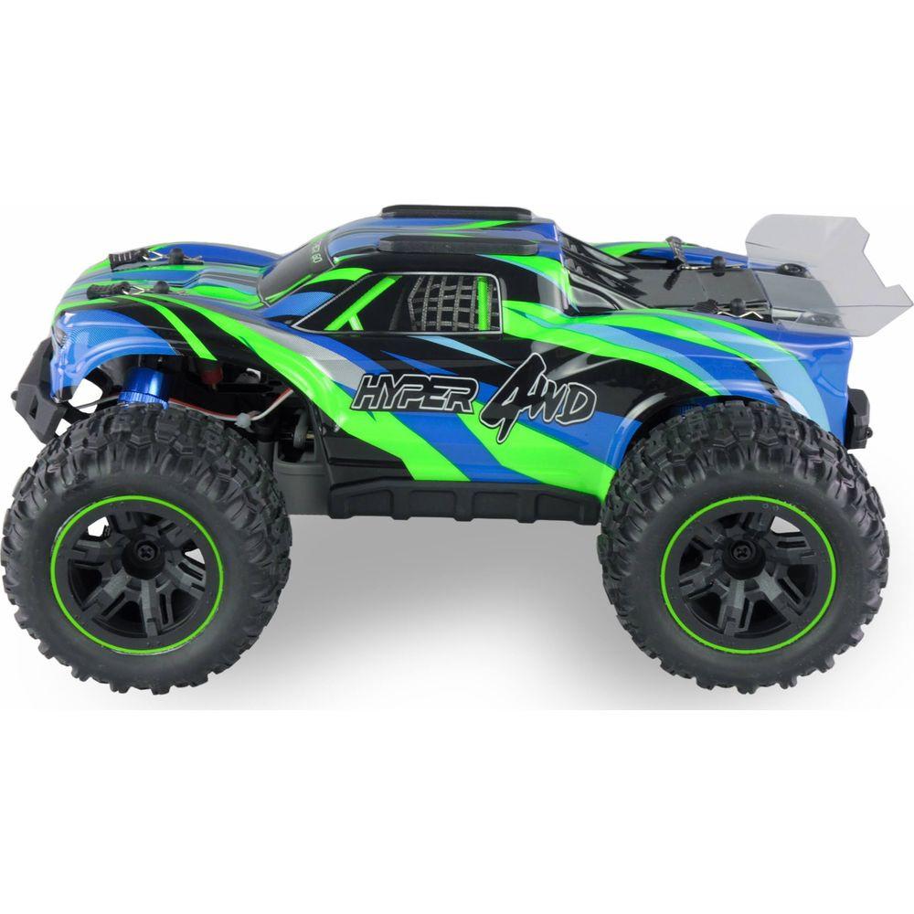 Amewi  Truggy Hyper GO Brushed 4WD, Blau/Grün 1:16, RTR 