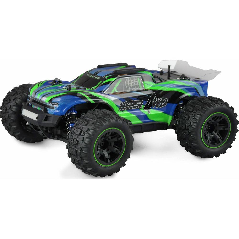 Amewi  Truggy Hyper GO Brushed 4WD, Blau/Grün 1:16, RTR 