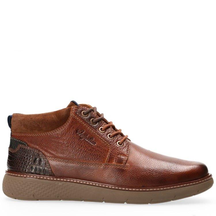 Image of Dexter - Leder Stiefelette Unisex Braun 43