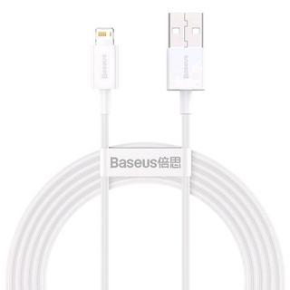 Baseus  Cavo Baseus Superior Fast Charge da USB-A a Lightning, 2,4 A, 2 m - Bianco 