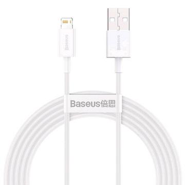 Cavo Baseus Superior Fast Charge da USB-A a Lightning, 2,4 A, 2 m - Bianco