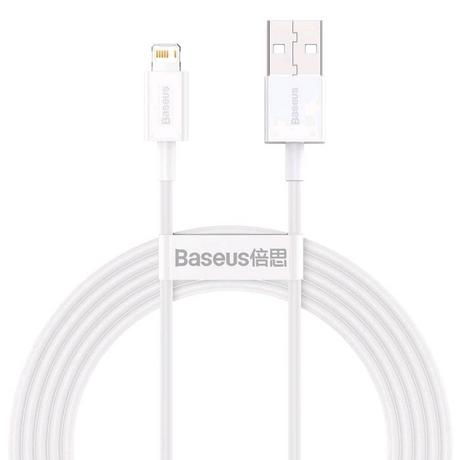 Baseus  Cavo Baseus Superior Fast Charge da USB-A a Lightning, 2,4 A, 2 m - Bianco 