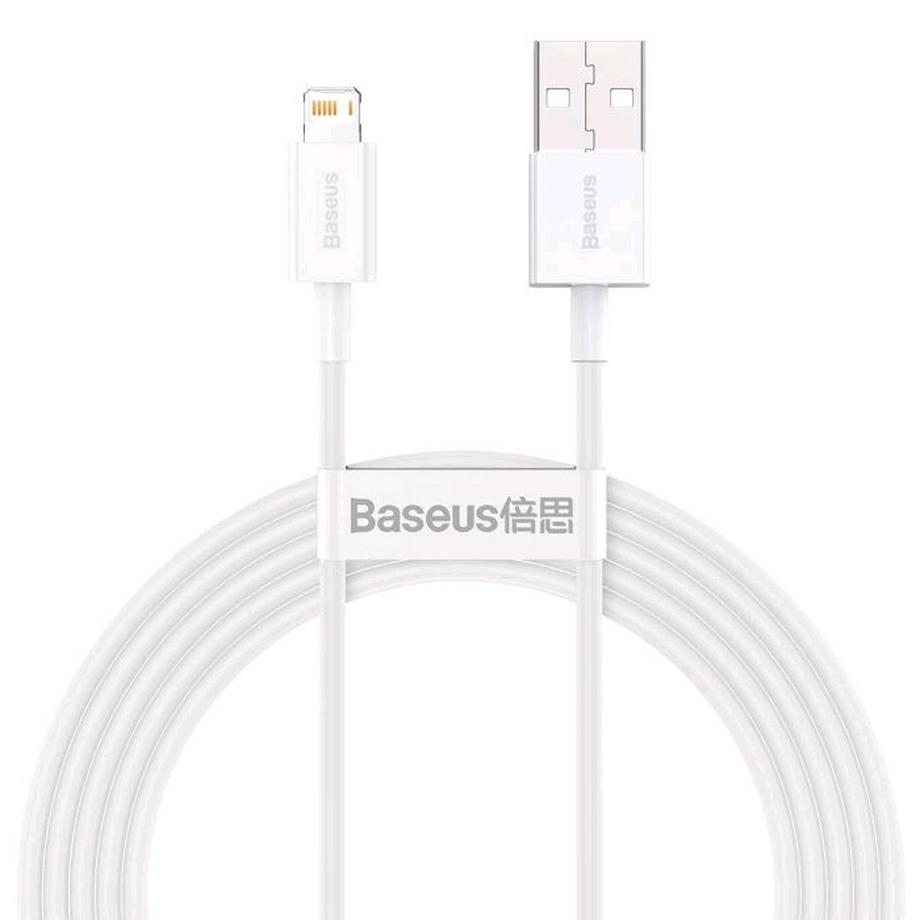 Superior Series - Cable USB to iP 2.4A 2m, Weiss