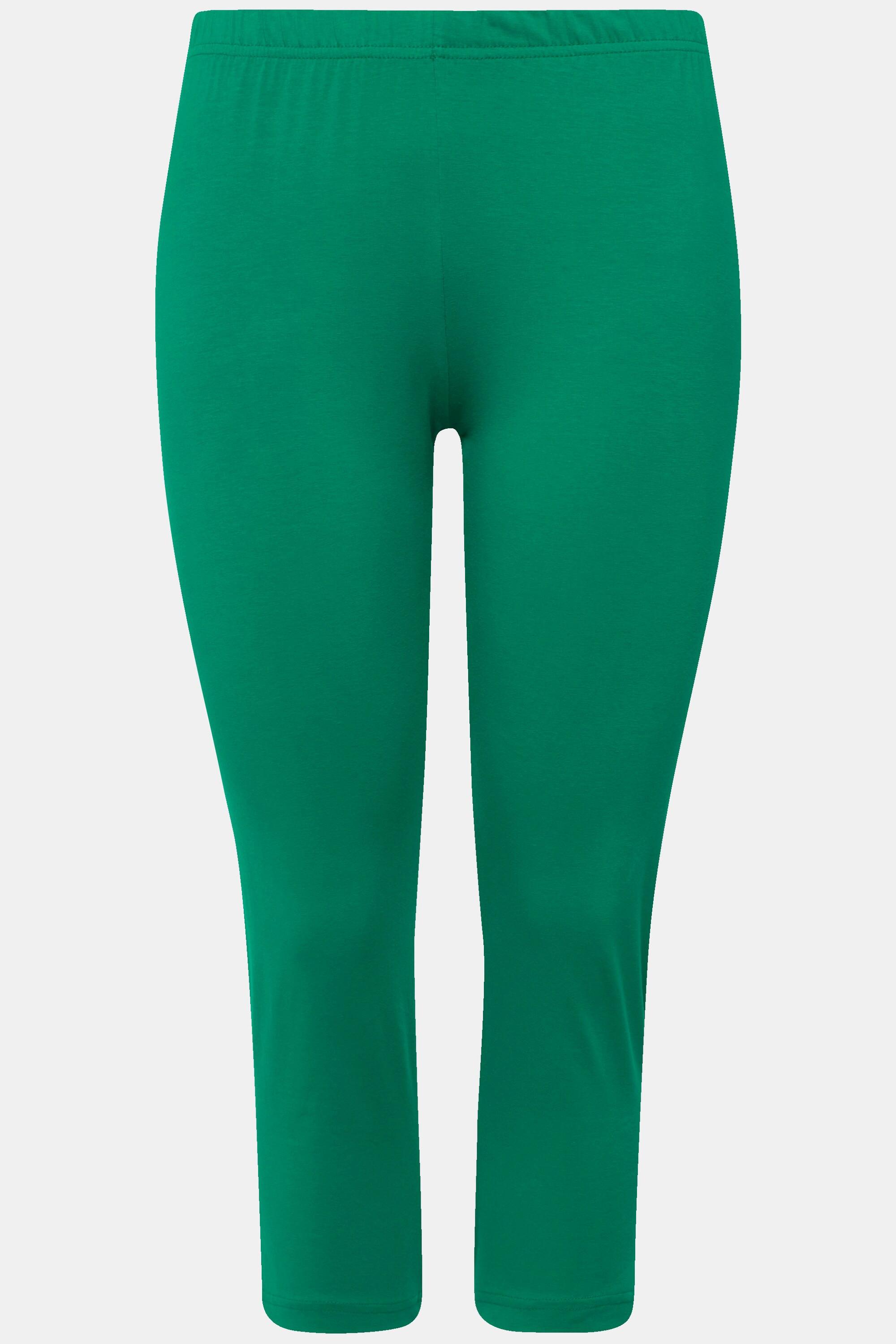 Ulla Popken  Pantaloni Capri a 7/8 con cintura elastica, fino alla tg. 72/74 