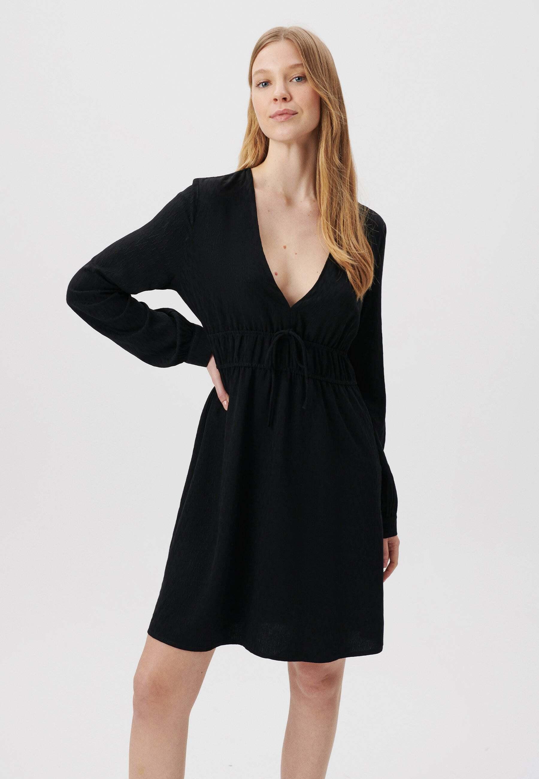 Image of Kleider Mini Woven Dress Damen Schwarz XS