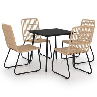 VidaXL Garten-essgruppe poly-rattan  