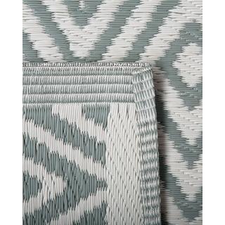 Beliani Outdoorteppich aus Polypropylen Retro SIKAR  