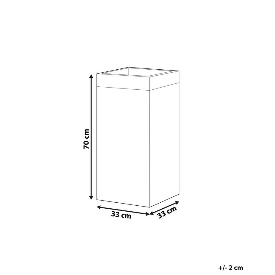 Beliani Vaso per piante en Fibra d'argilla  DION  