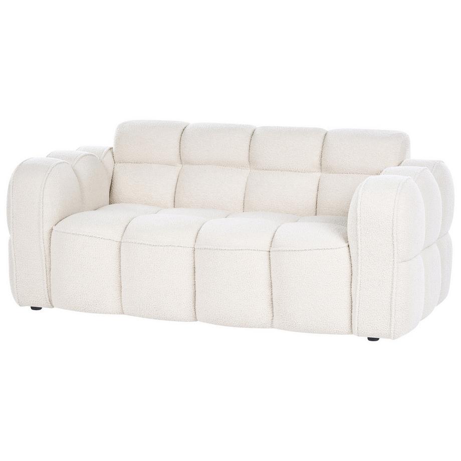 Beliani 2 Sitzer Sofa aus Bouclé Landhausstil UTANA  