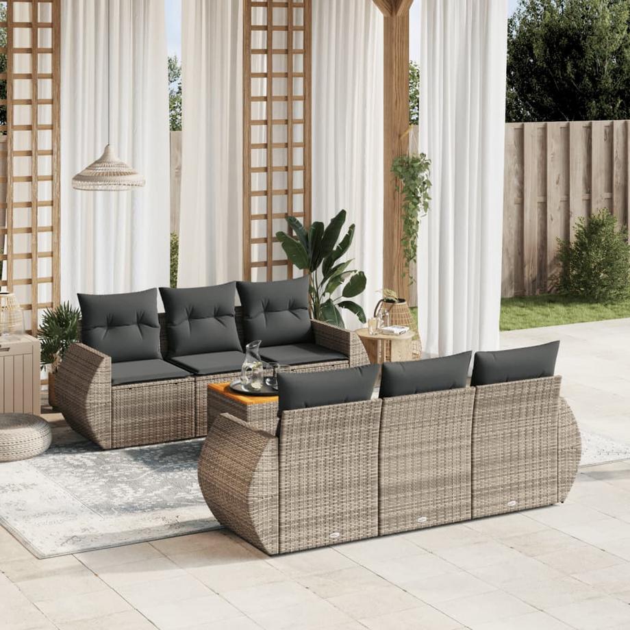 VidaXL Garten sofagarnitur poly-rattan  