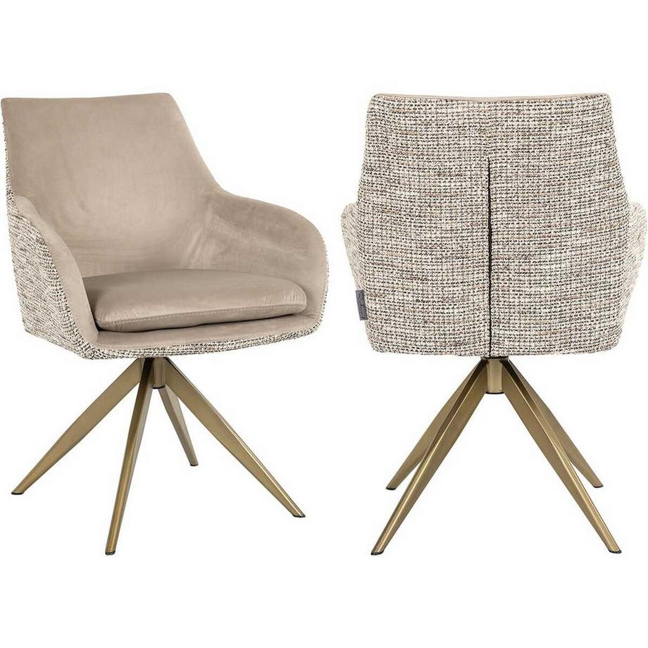 mutoni Siège pivotant Lisonne trendy nature  