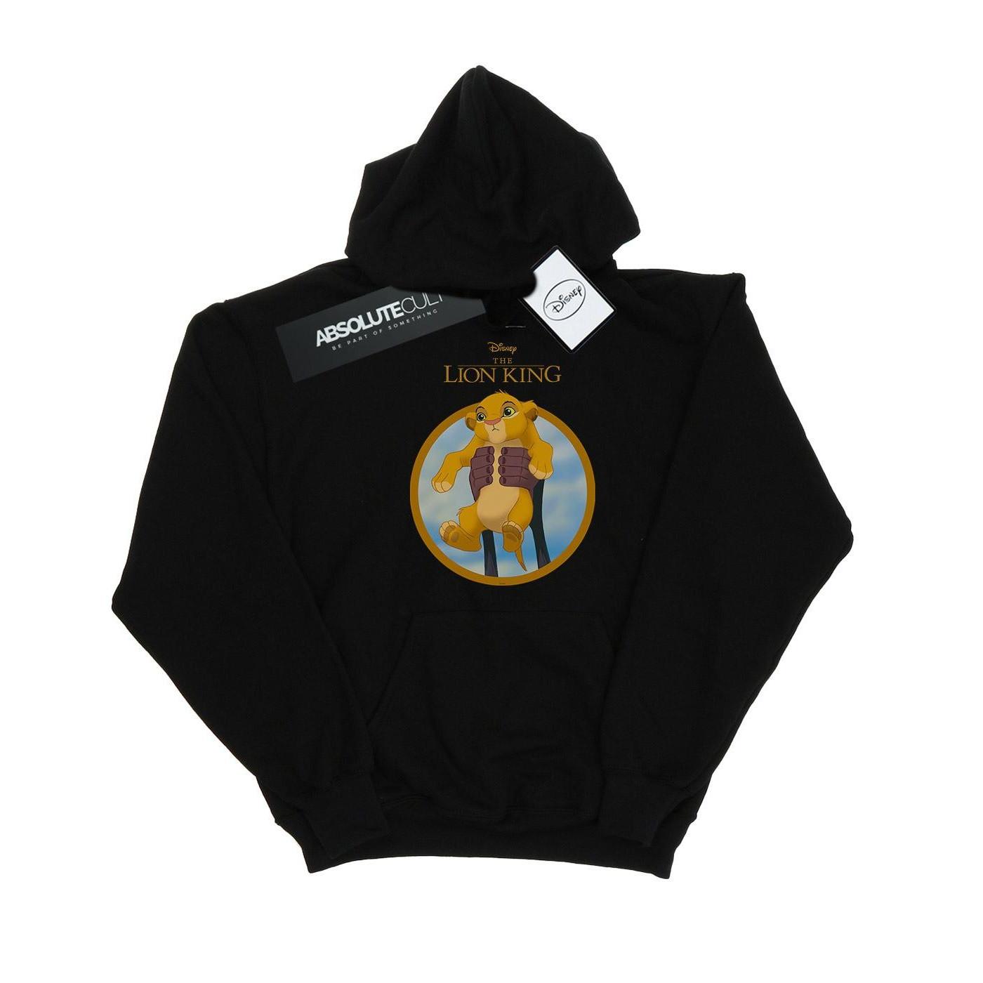 Image of The Lion King Show Simba Kapuzenpullover Mädchen Schwarz 152-158