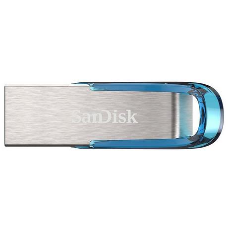 SanDisk  SanDisk Ultra Flair lecteur USB flash 64 Go USB Type-A 3.2 Gen 1 (3.1 Gen 1) Bleu, Argent 