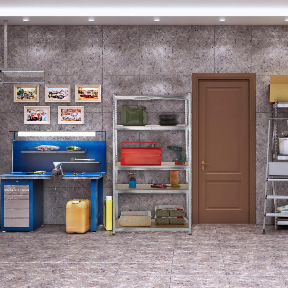 B2X Grandi e robusti ripiani con 5 livelli  