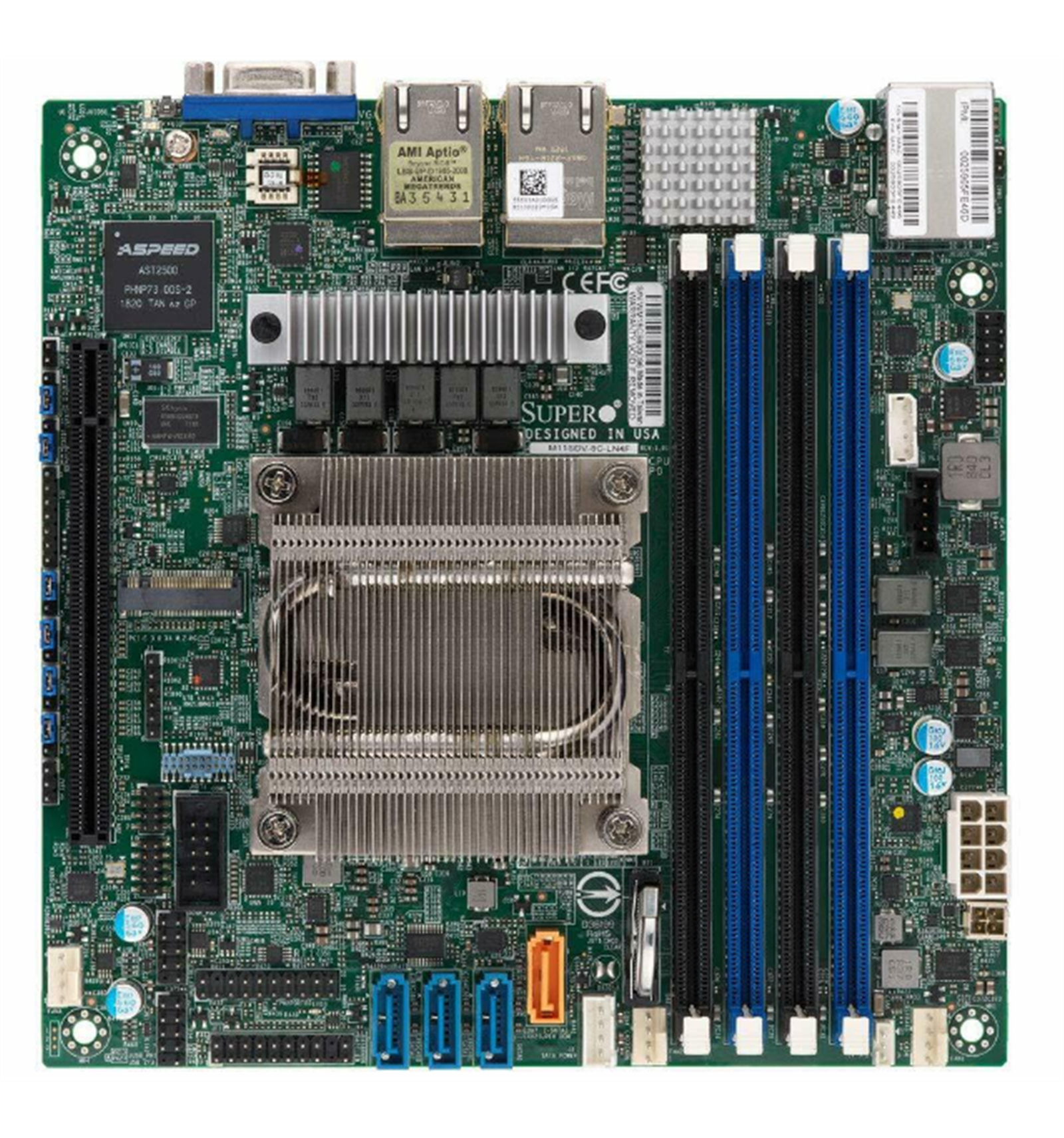 SUPERMICRO  M11SDV-8C-LN4F (Mini ITX) 