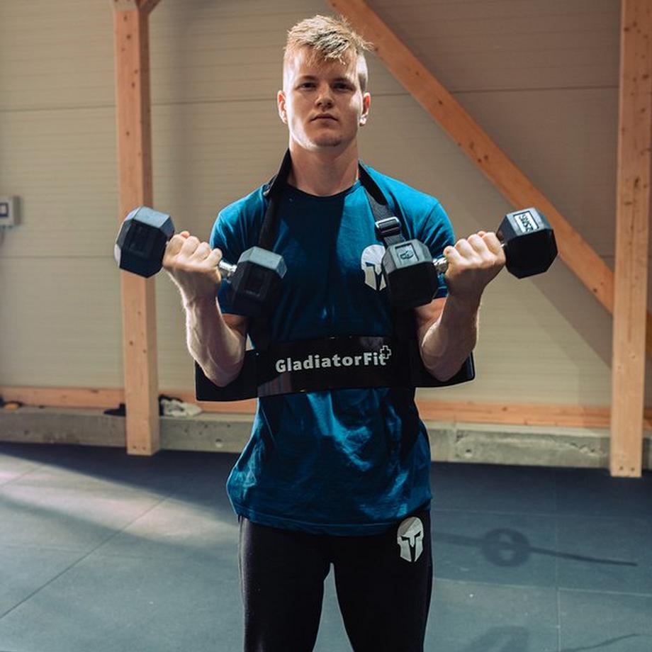 GladiatorFit  Arm blaster Stahlisolator für Bizeps und Trizeps GladiatorFit 
