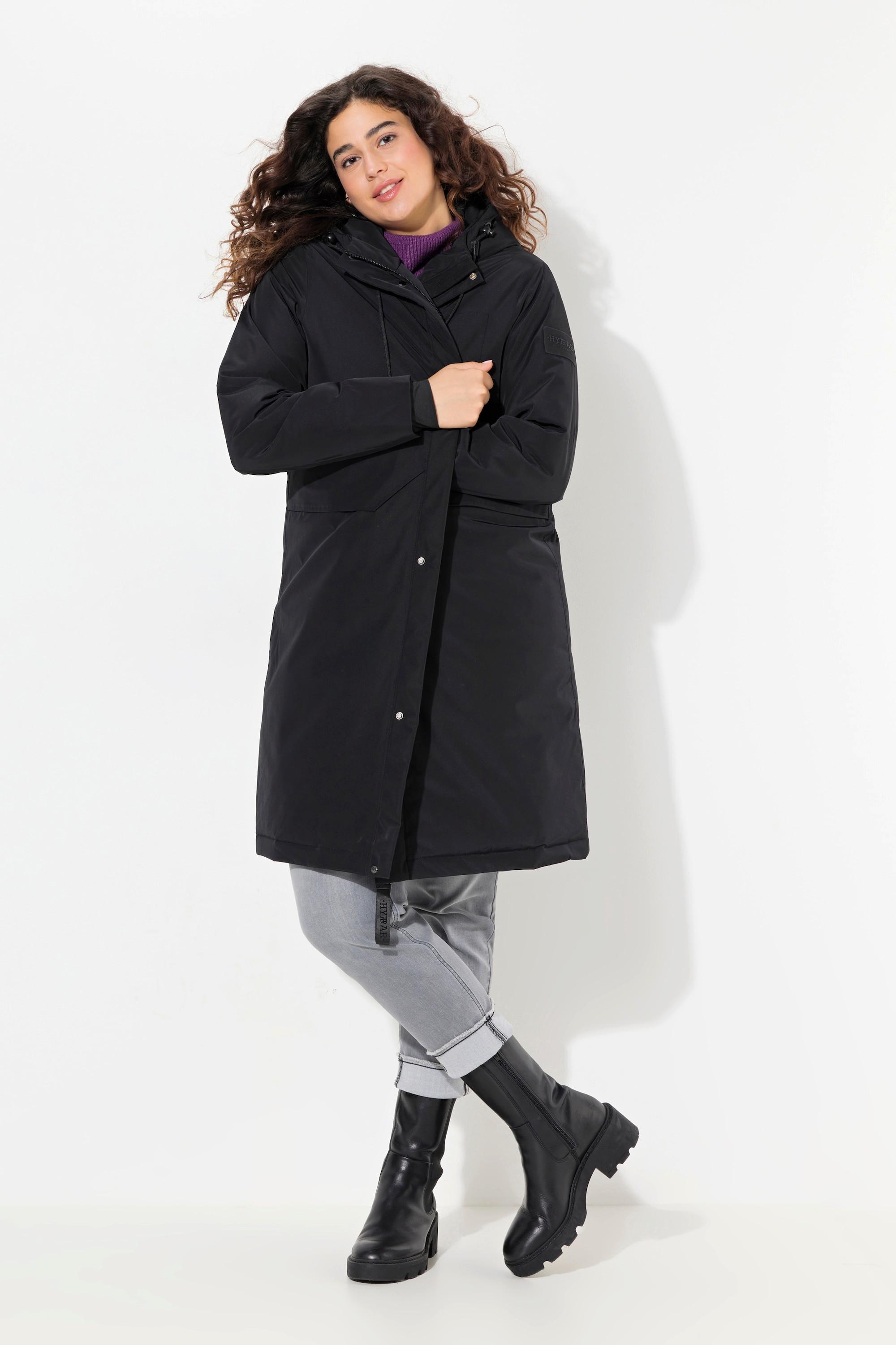 Ulla Popken  Manteau technique imperméable HYPRAR, poche zippée, matière recyclée 