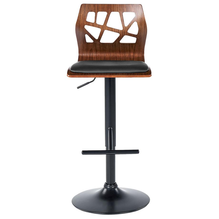 Beliani Set di 2 sedie alte en Pelle sintetica Moderno PETERSBURG  