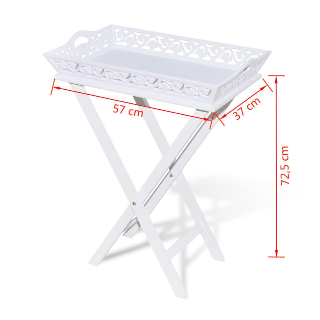 VidaXL Table basse bois  