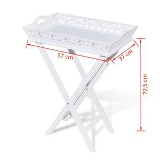 VidaXL Table basse bois  