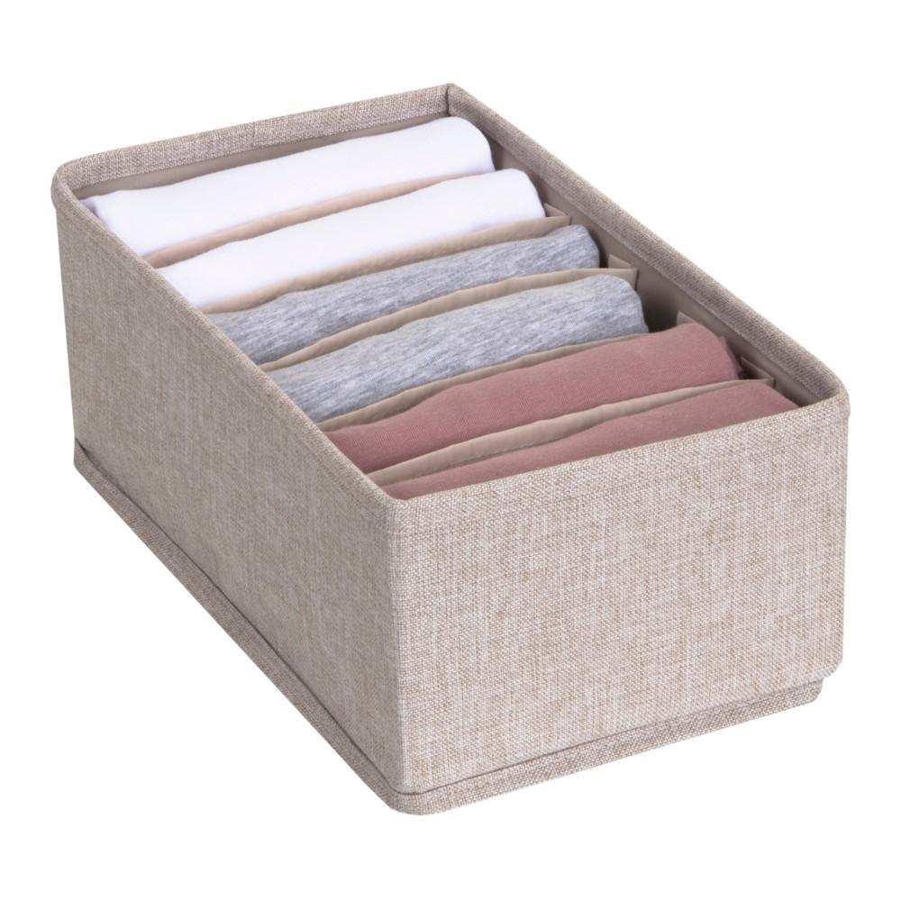 Bigso Box of Sweden SOFT Organizer Beige   6 Fächer schmal  