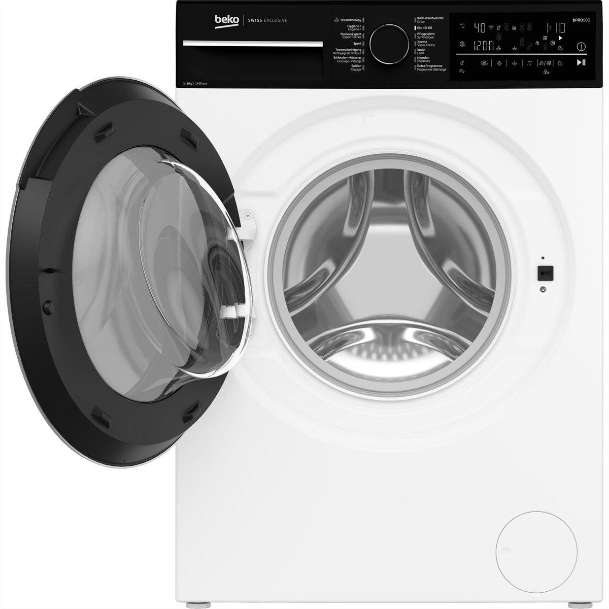 Beko Waschmaschine WM710, 9kg, A-30%, weiss  