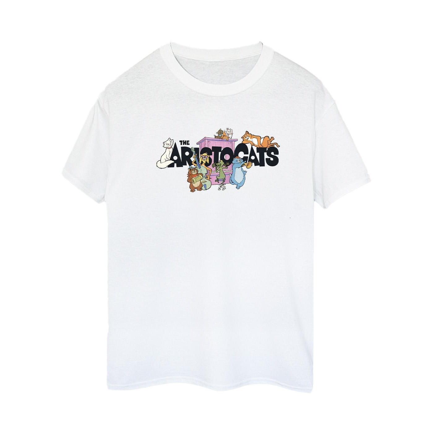 Image of Aristocats Logo Tshirt Damen Weiss M