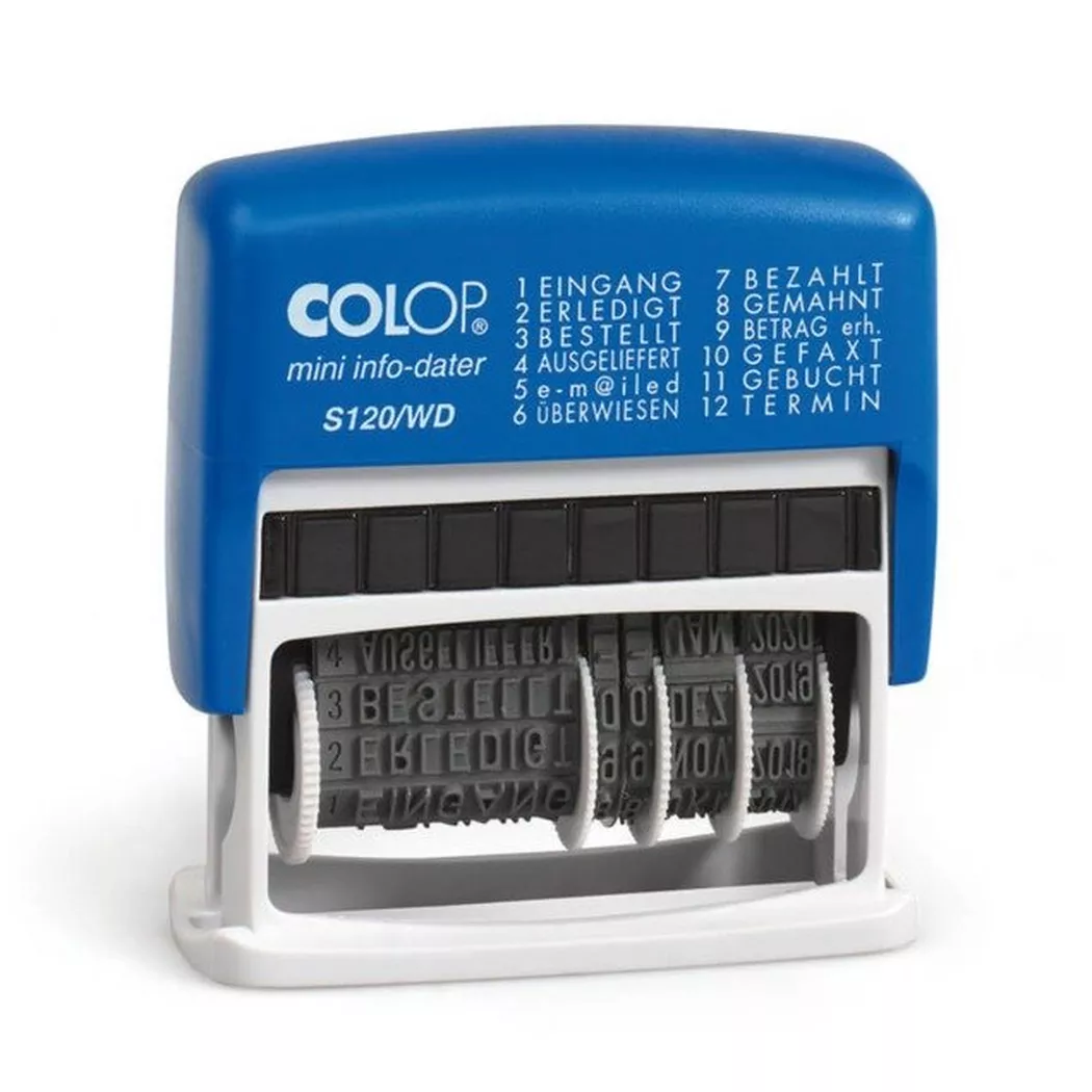 Colop -  Datumsstempel 47 x 4 mm (B x H), 70X50MM, Grün