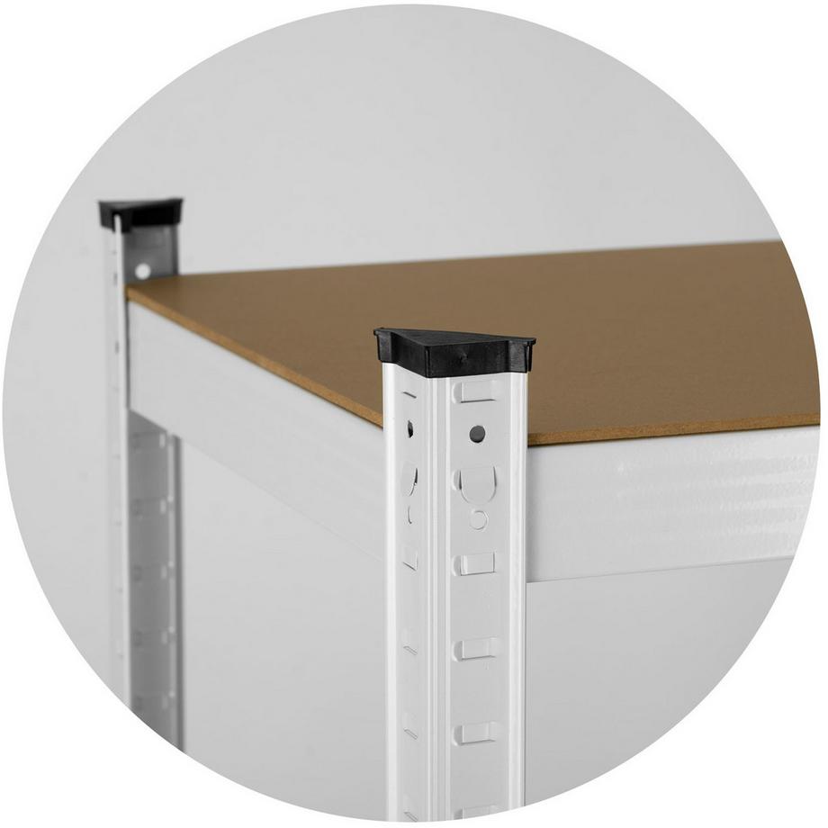 B2X  Metallregal zur Aufbewahrung 150 x 75 x 30 cm Humberg 4841 