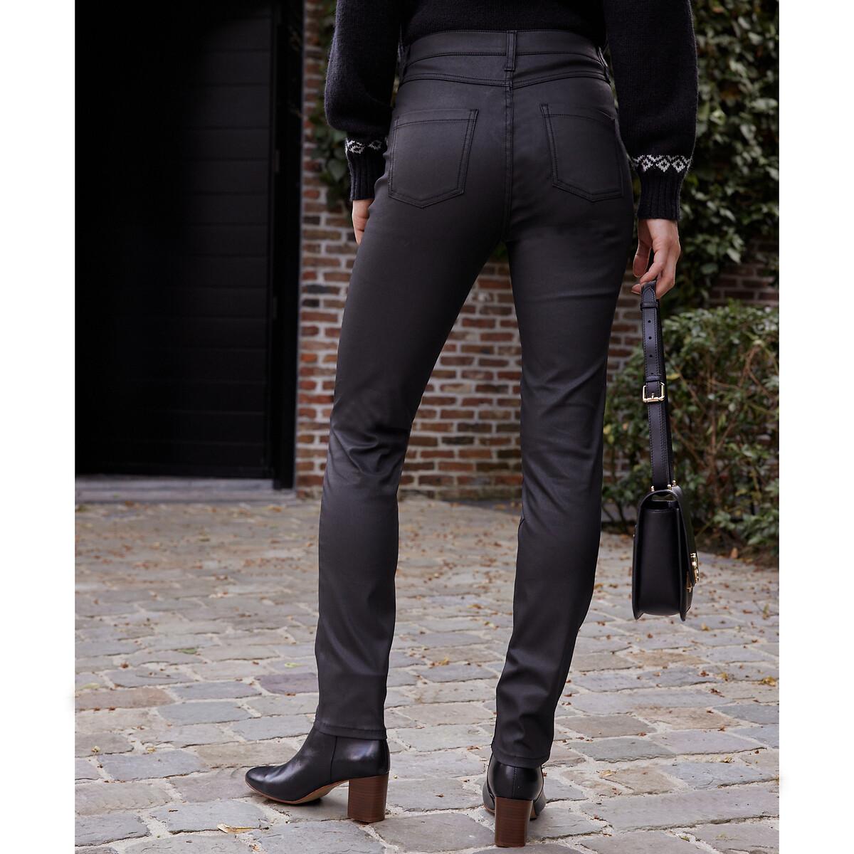 La Redoute Collections  Pantalon droit enduit 