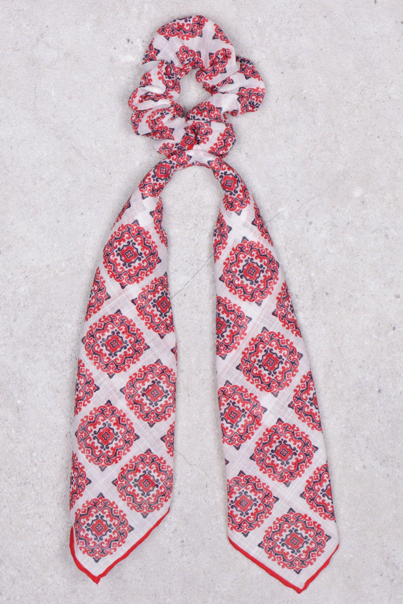 Image of Das Bernstein-scrunchic Damen Rot ONE SIZE