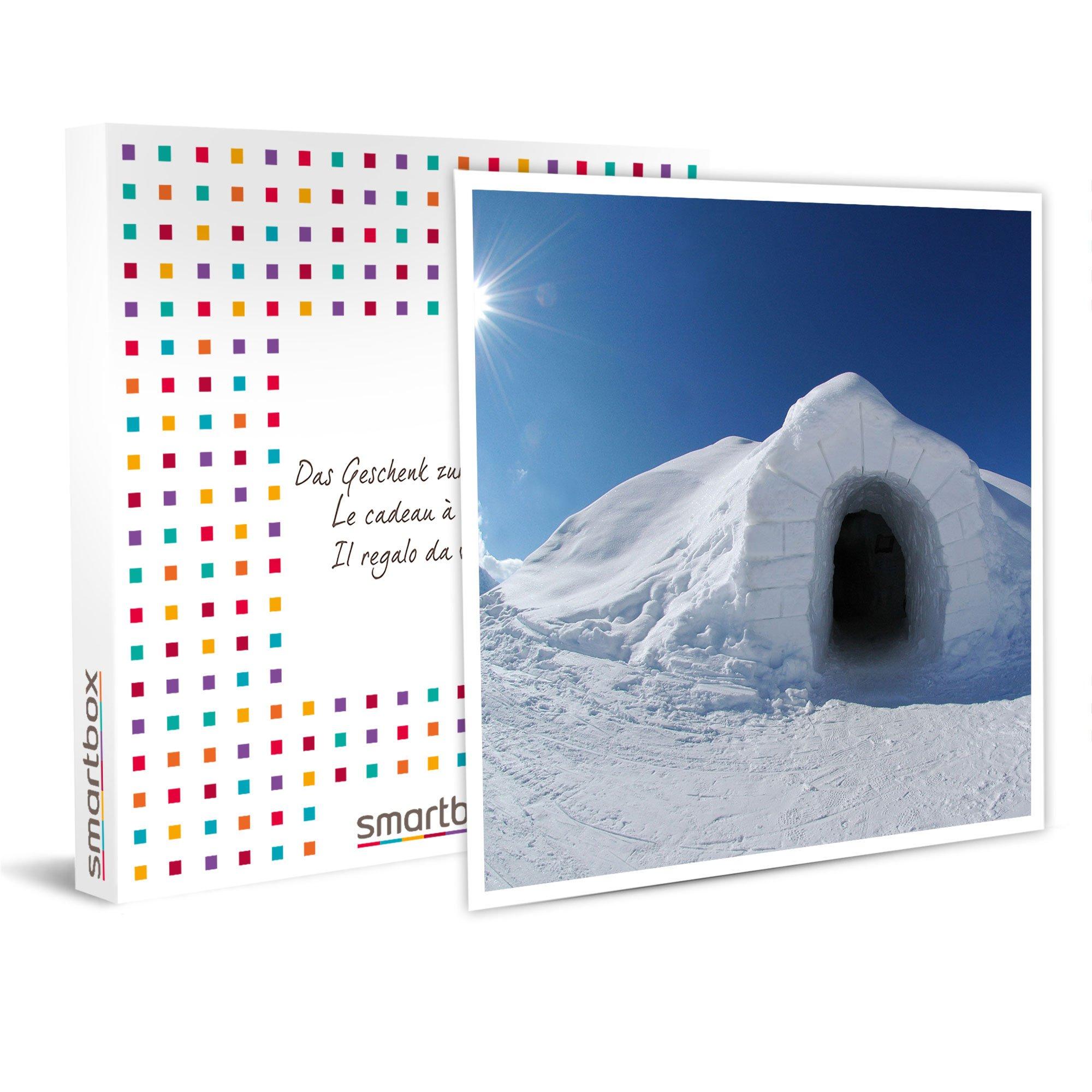 Image of Übernachtung In Einem Mit Schneekunstwerken Dekorierten Iglu, Tandem-flug Und Abendessen In Davos - Geschenkbox Unisex