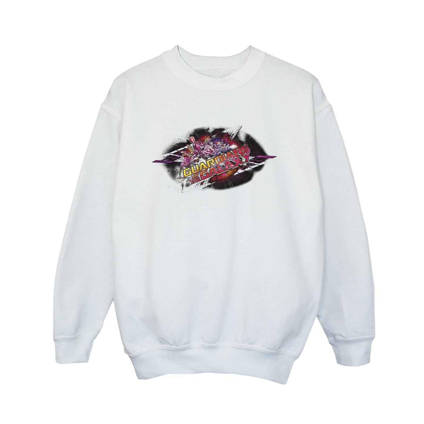 Image of Guardians Of The Galaxy Group Pose Sweatshirt Jungen Weiss 104