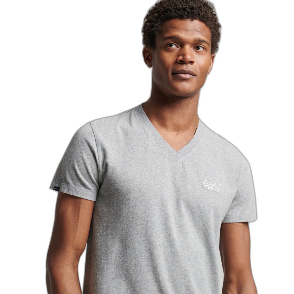 Superdry VINTAGE LOGO EMB VEE TEE V-Ausschnitt T-Shirt  