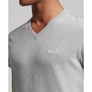 Superdry VINTAGE LOGO EMB VEE TEE V-Ausschnitt T-Shirt  