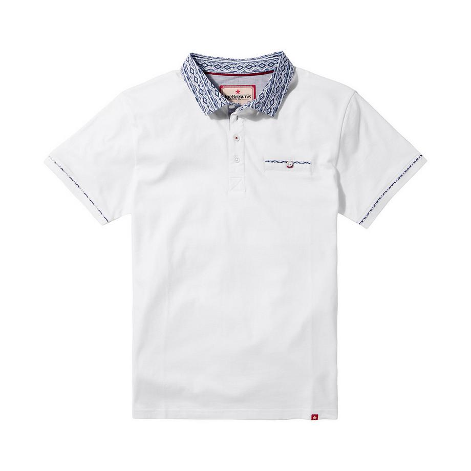 Joe Browns Polohemd Aztekenmuster  